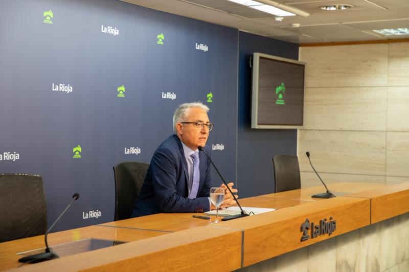 El director general de Tributos del Gobierno de La Rioja, Jesús Ángel Garrido.