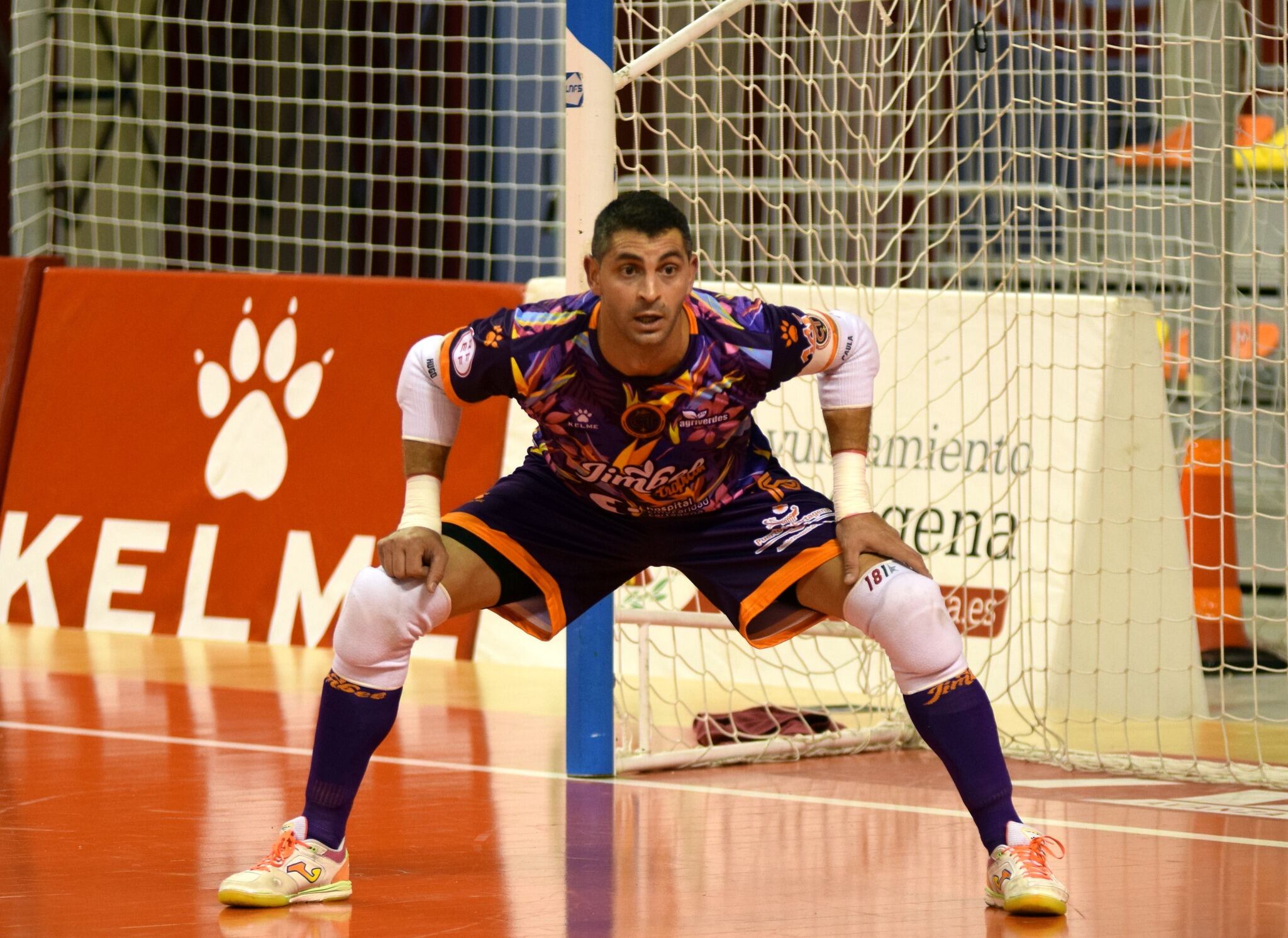 Raúl jerez durante un partido esta temporada