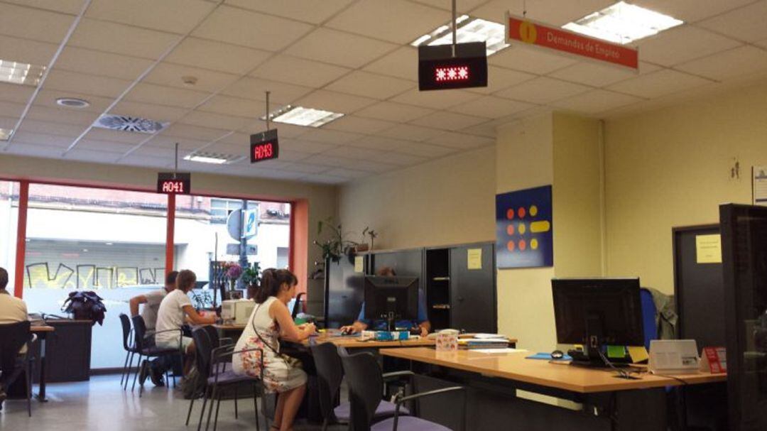 Una oficina del SAE.