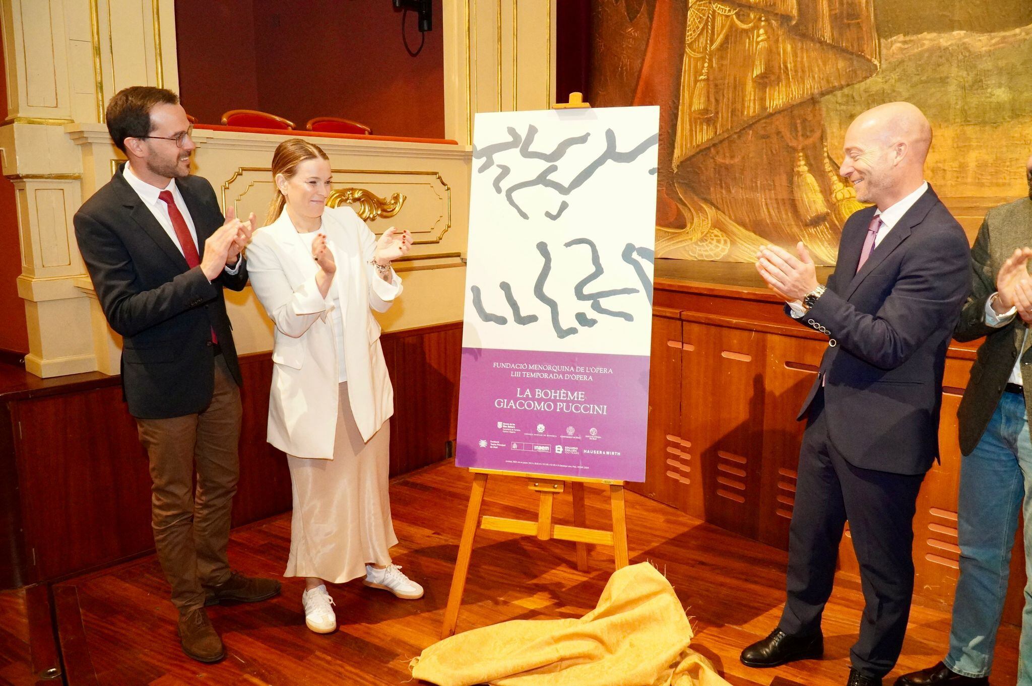 Moment del descobriment del cartell