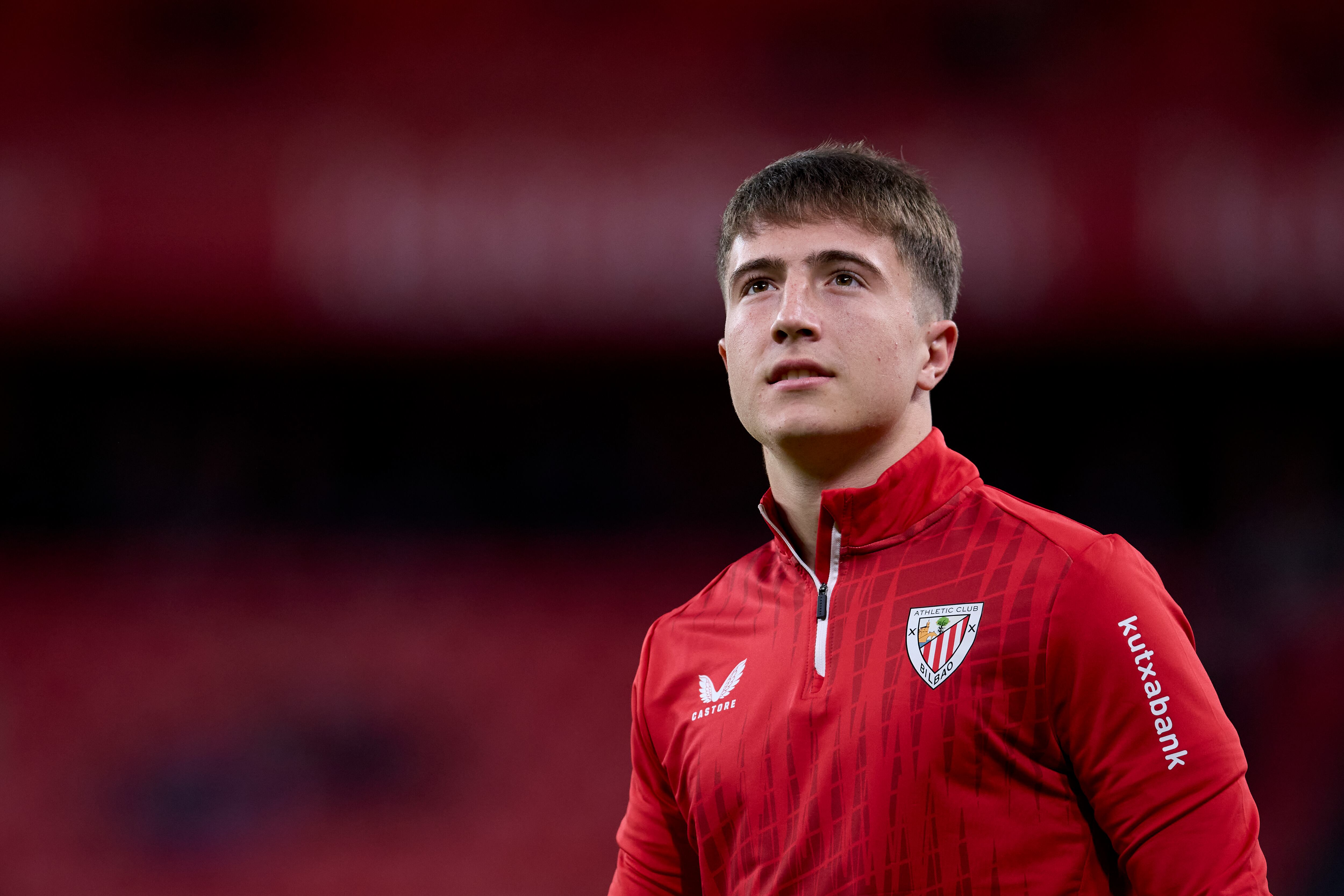 Mikel Jauregizar en la previa de uno de los partidos de esta temporada