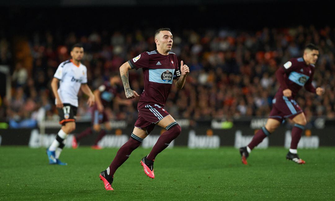 Iago Aspas en Mestalla 