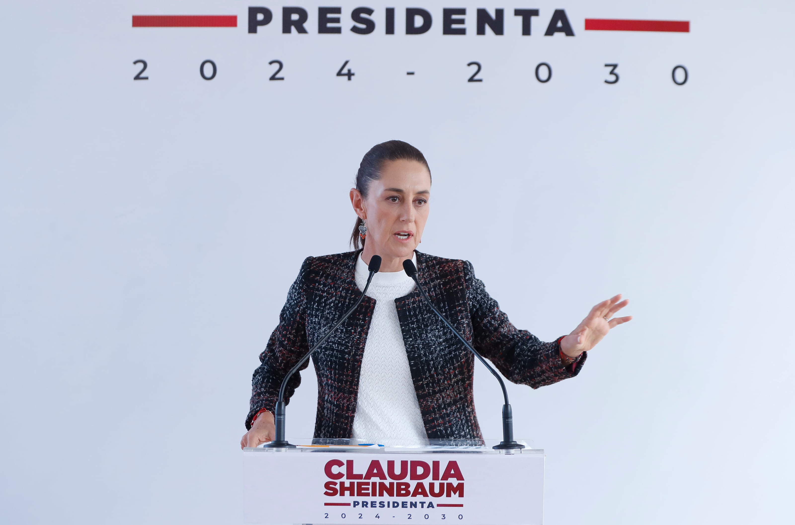 La presidenta electa de México, Claudia Sheinbaum. Archivo.