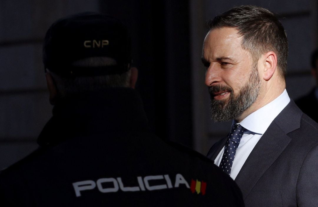 El máximo dirigente de Vox, Santiago Abascal