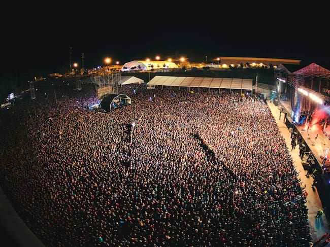 Fotografía aérea del Viña Rock