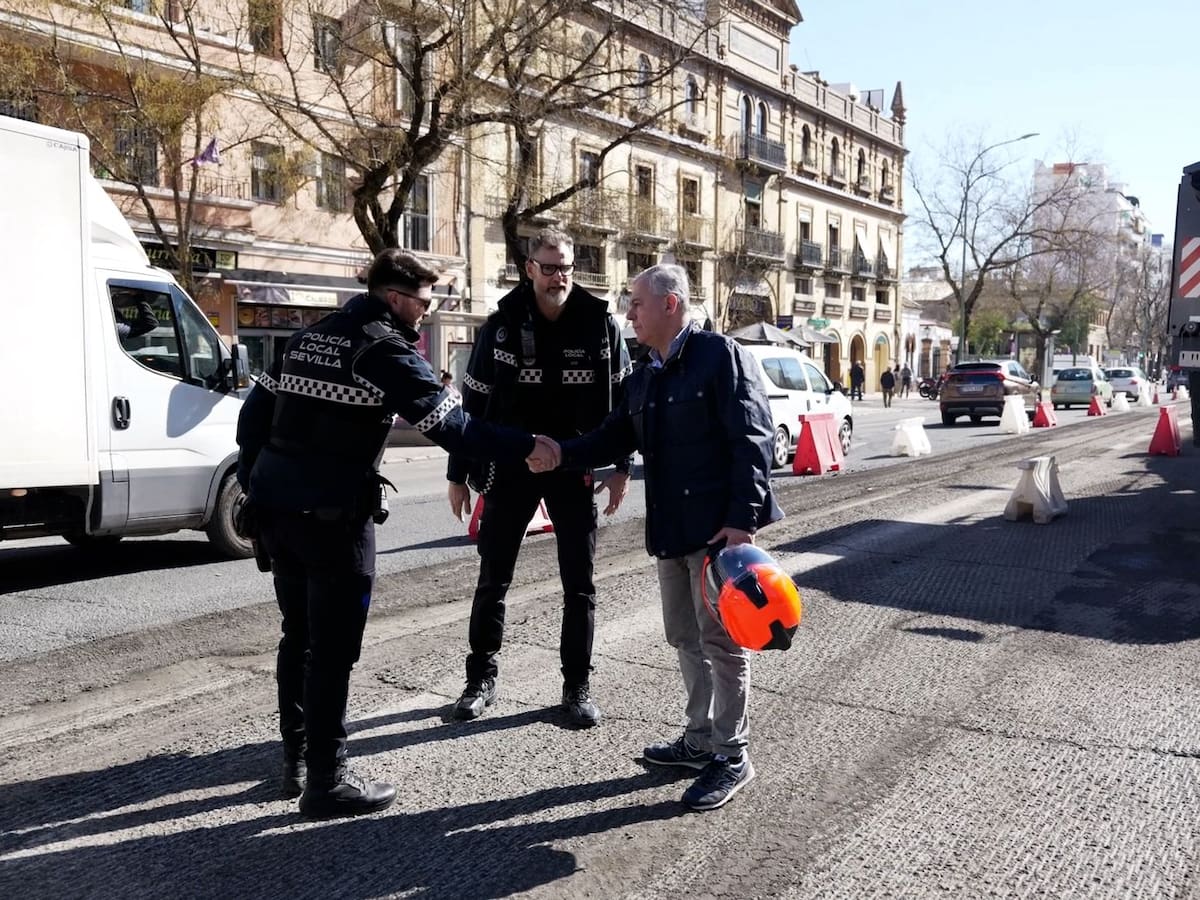 Cortes puntuales en la Ronda de Capuchinos por el reasfaltado