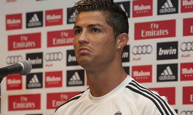 Cristiano Ronaldo comparece ante los medios