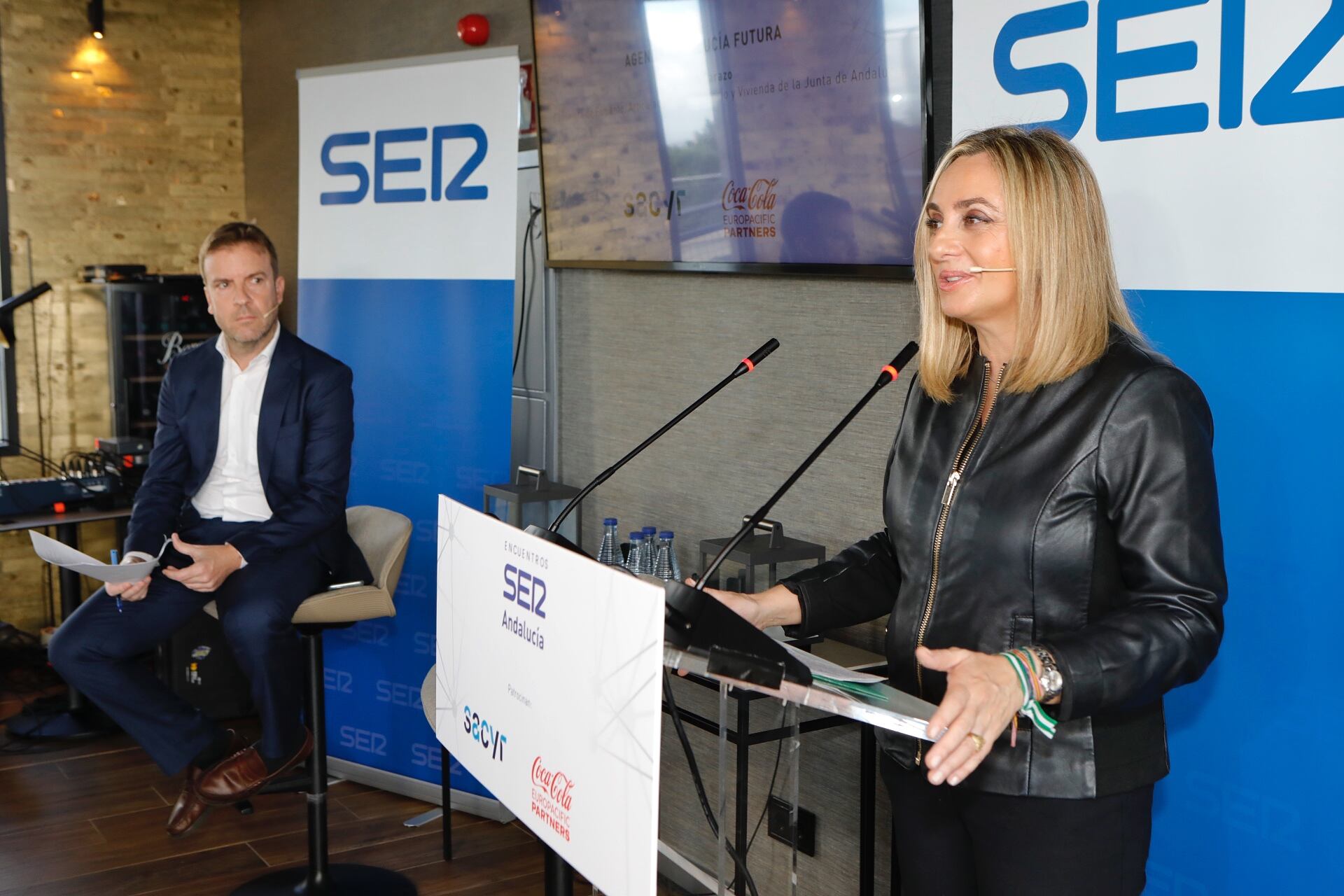 Encuentro SER 'Andalucía Agenda Futura' con la consejera de Fomento de la Junta de Andalucía, Marifrán Carazo.