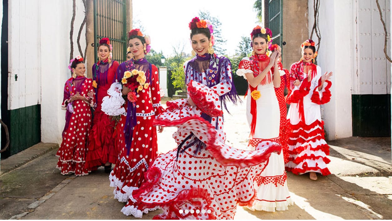 Trajes flamencos de la diseñadora Rocío Peralta