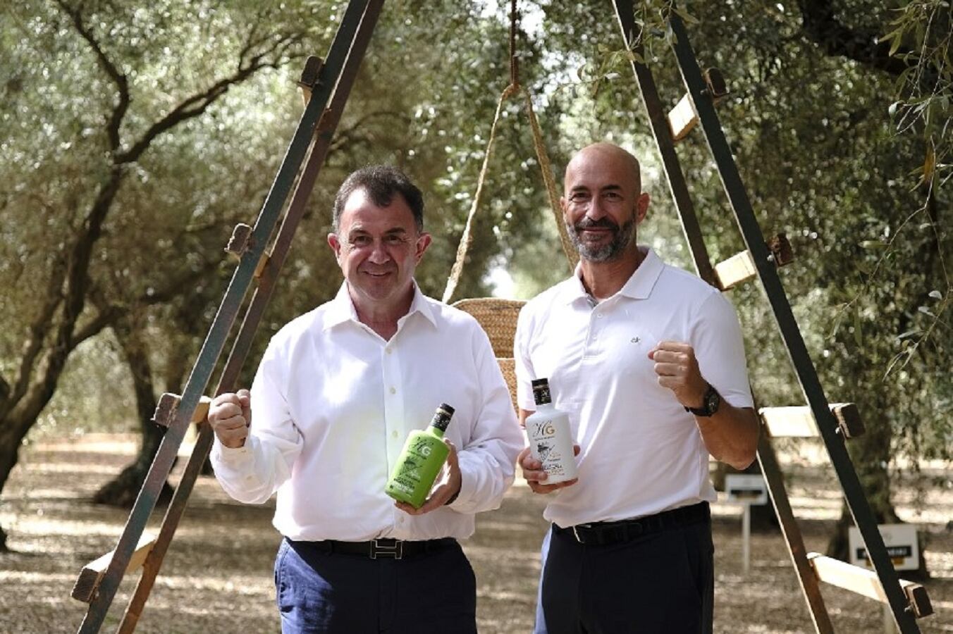 Martín Berasategui y Álvaro Guillén en la Hacienda Guzmán (Sevilla)