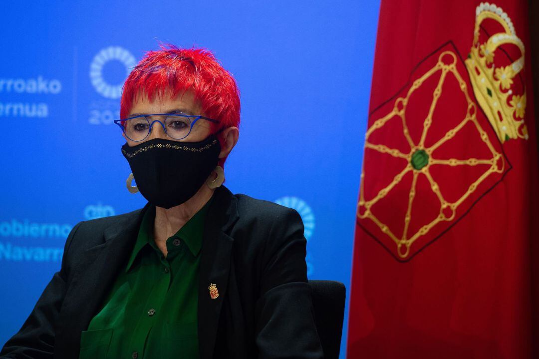 La consejera de Salud del Gobierno de Navarrava, Santos Induráin