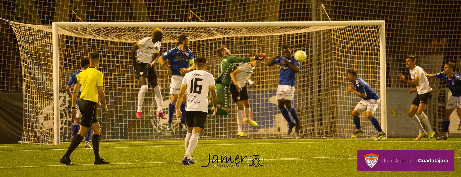 Imagen del último partido entre Socuéllamos y Guadalajara en Alcázar de San Juan (0-0)