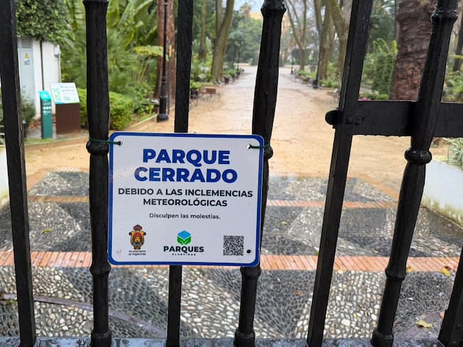 Parque María Cristina, cerrado