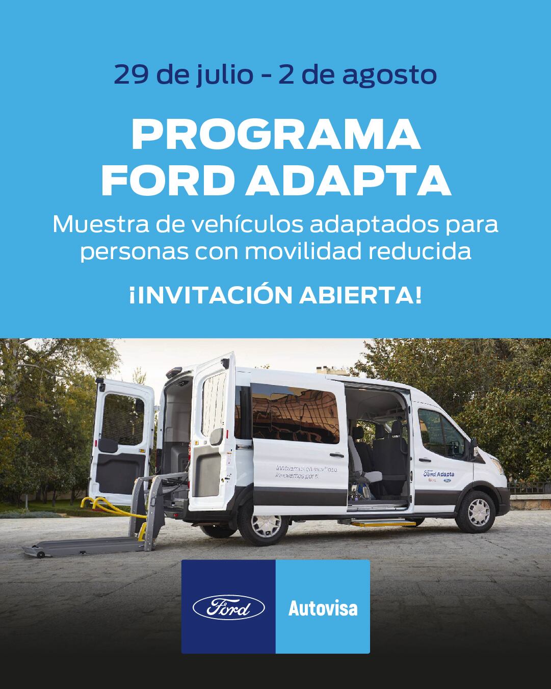 Ford Autovisa presenta el programa Ford Adapta