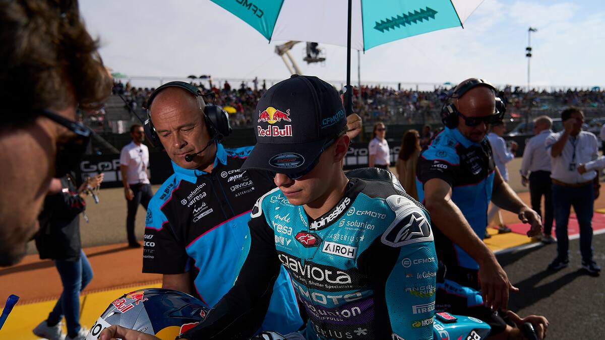 David Alonso reivindica su liderato en el Mundial de Moto3: "la peor decisión de mis padres fue comprarme una moto de juguete"