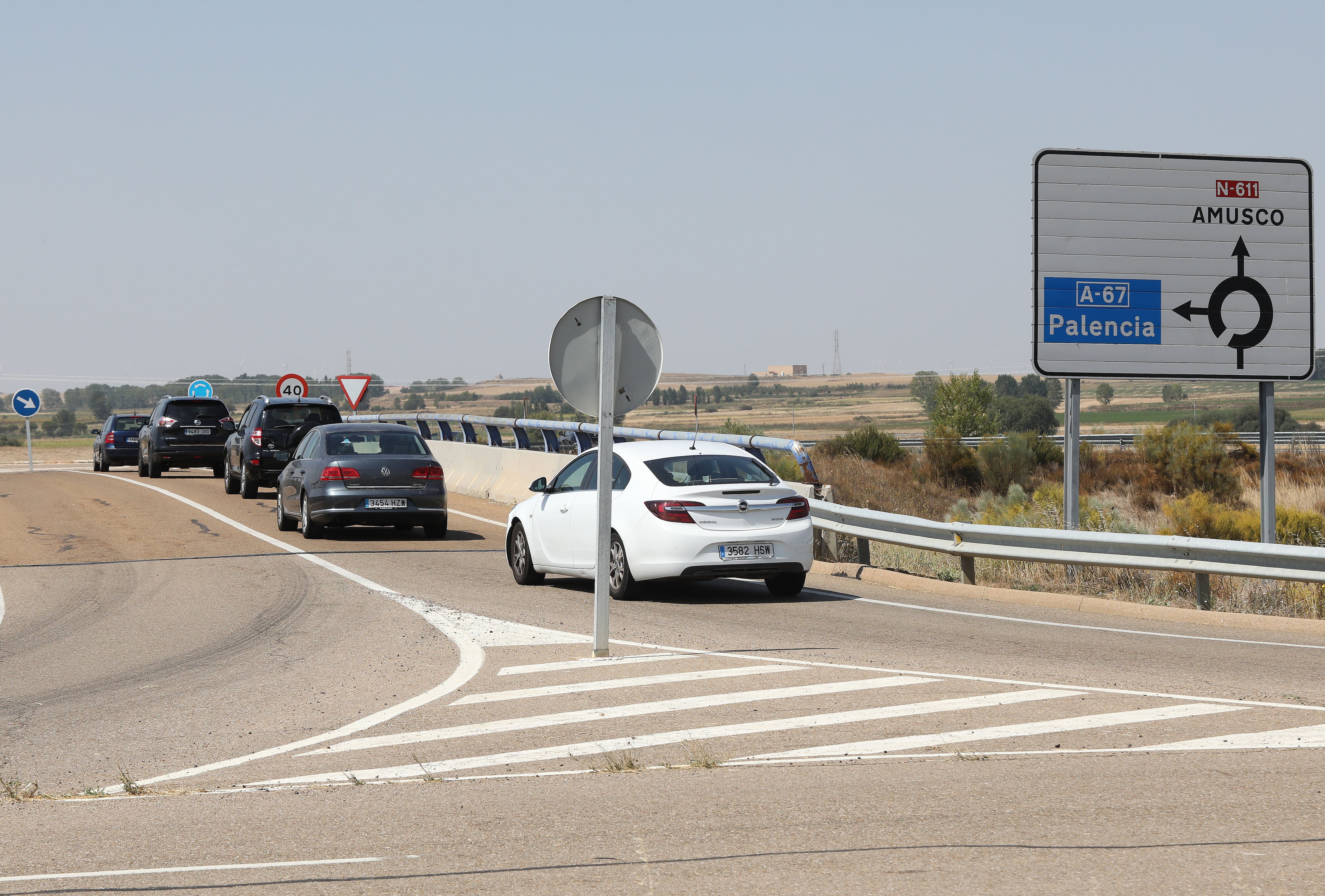 Desvíos de la A-67 por obras del AVE