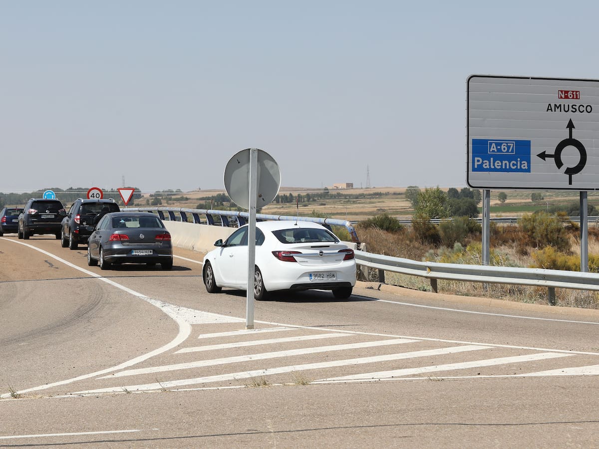 Cortada la circulación en la A-67 entre Monzón y Piña de Campos, dirección Cantabria, hasta marzo