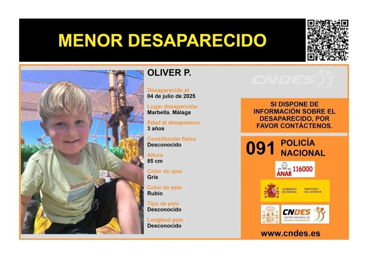 Desaparece en Marbella un niño de 3 años