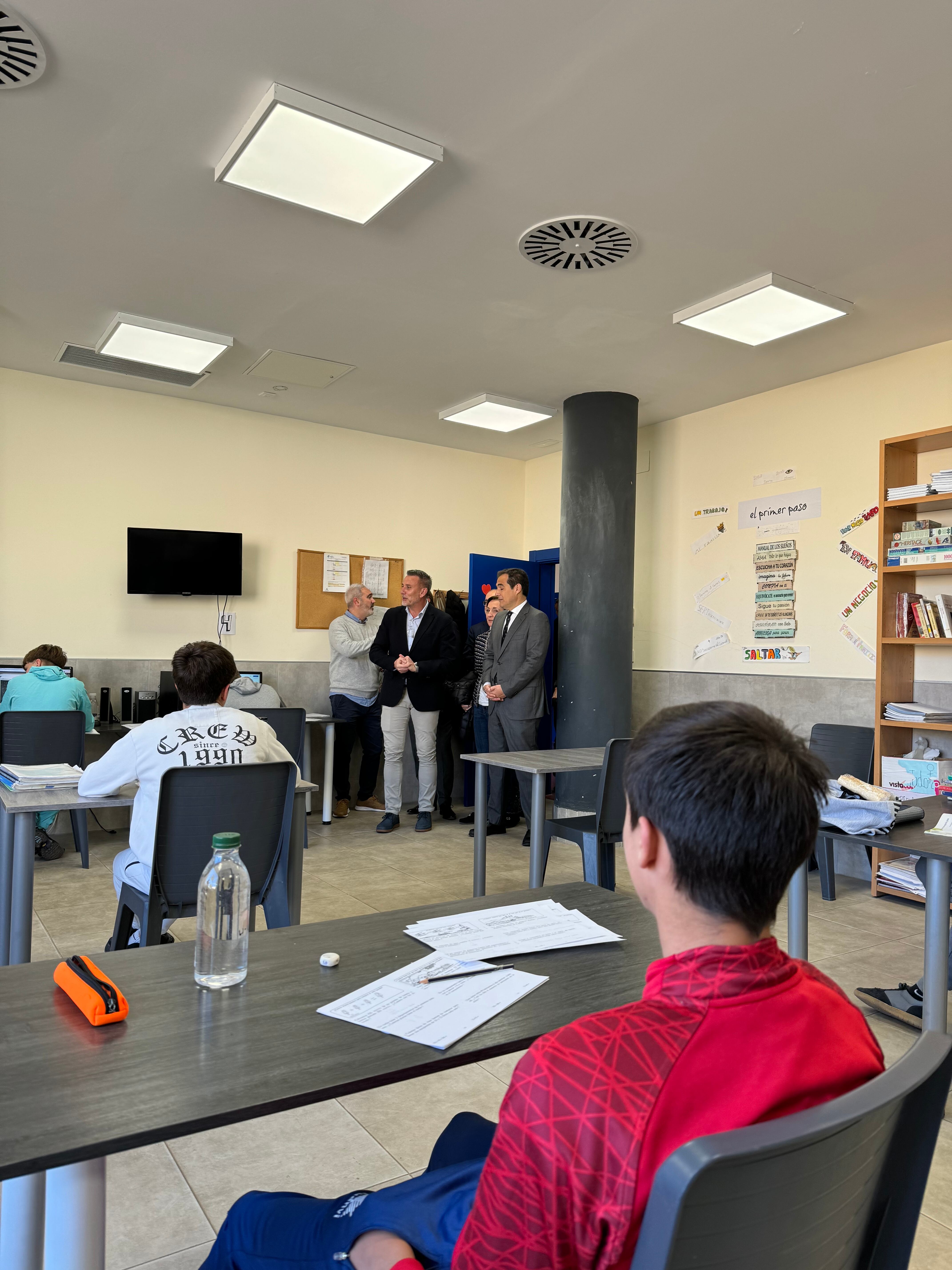 Un momento de la visita por parte de la Junta de Andalucía