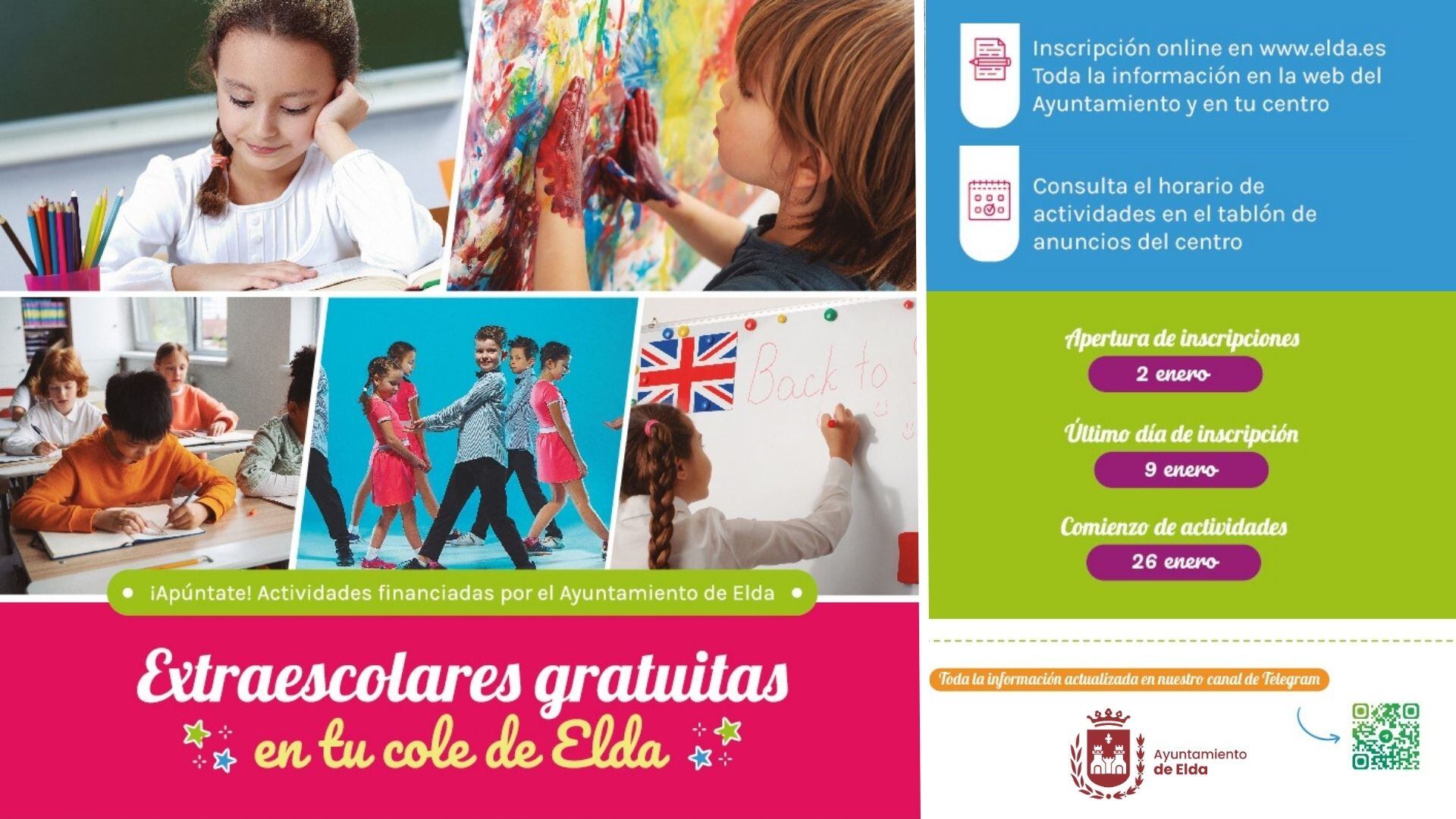 Cartel de las actividades