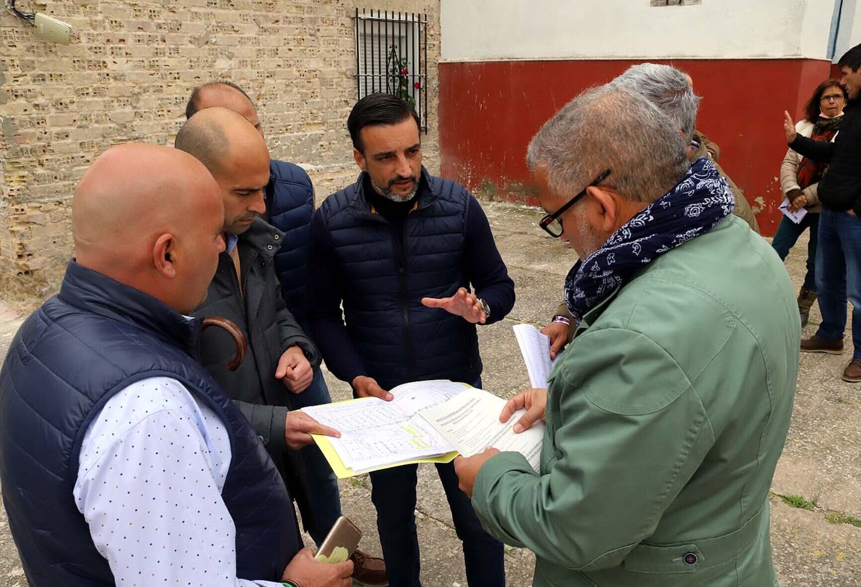 José Antonio Díaz durante su visita a La Asunción