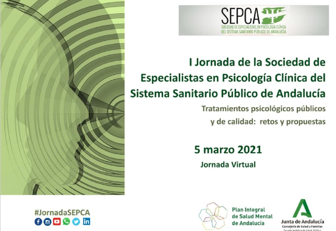 La Sociedad de Especialistas en Psicología  Clínica  del Sistema Sanitario Público de Andalucía organiza su primera jornada para 