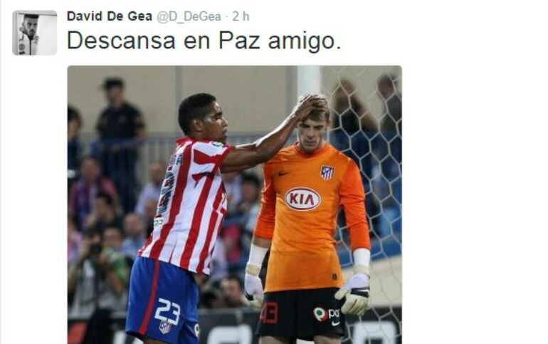 Cleber Santana y David de Gea