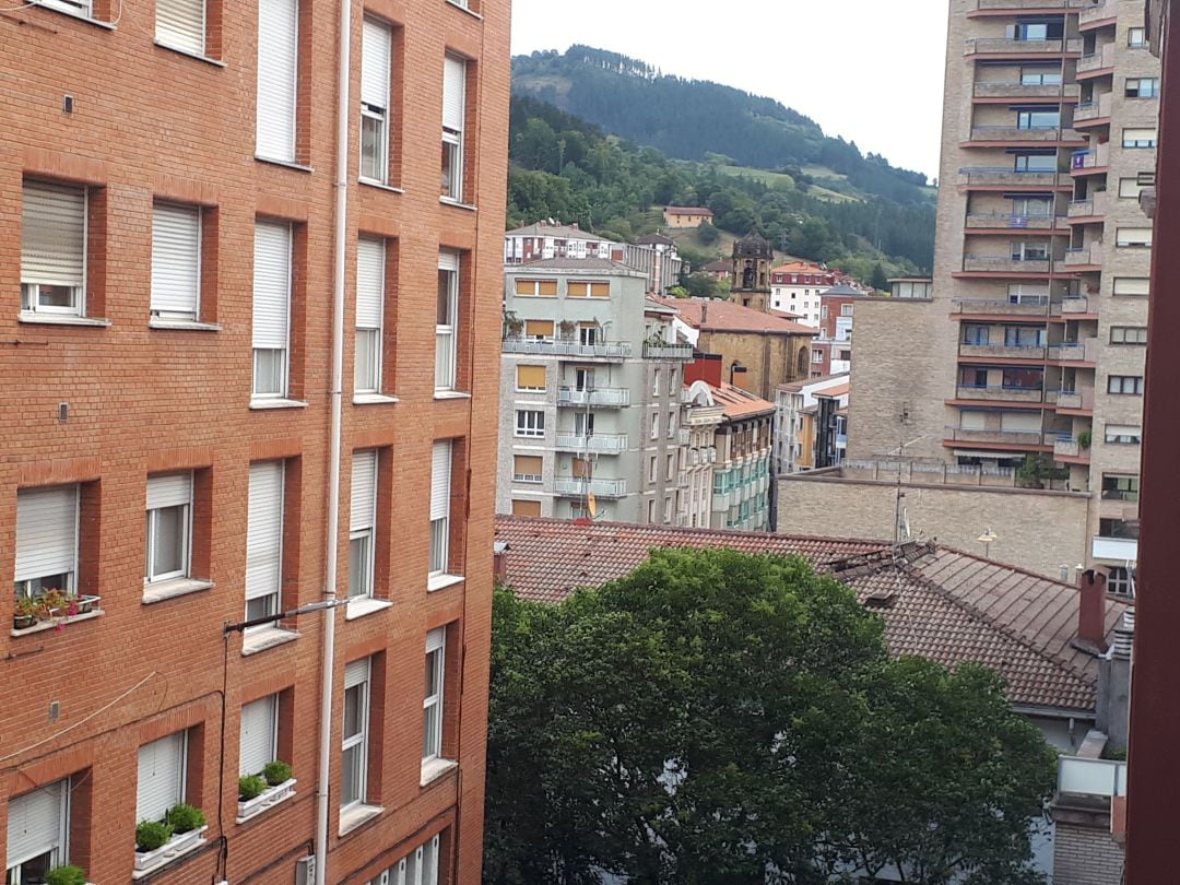 Imagen del entramado urbano de Eibar