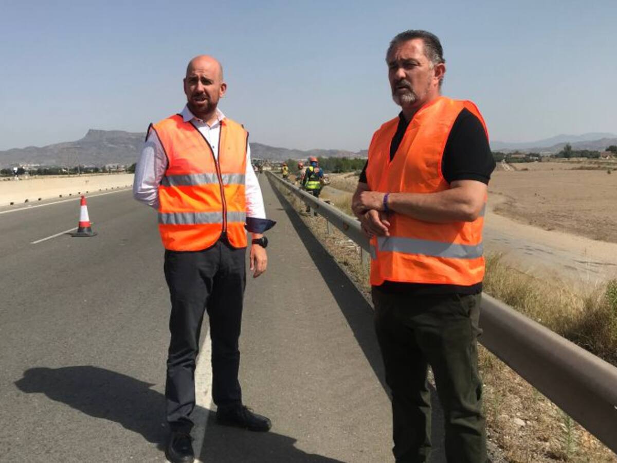 Las obras de ampliación de drenaje de la rambla de Biznaga, pendientes de la CHS