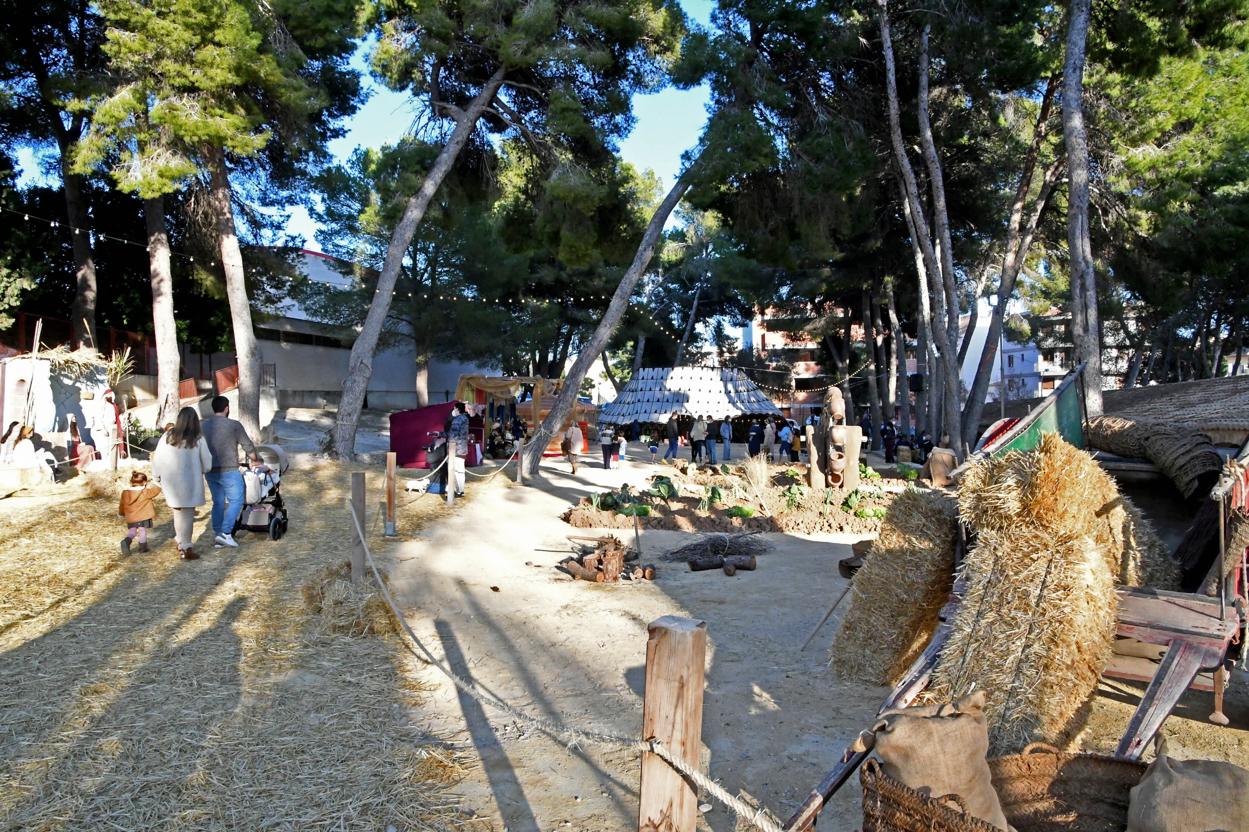 Imagen de archivo del Campamento Real, instalado en  Xàbia, en enero de 2022.