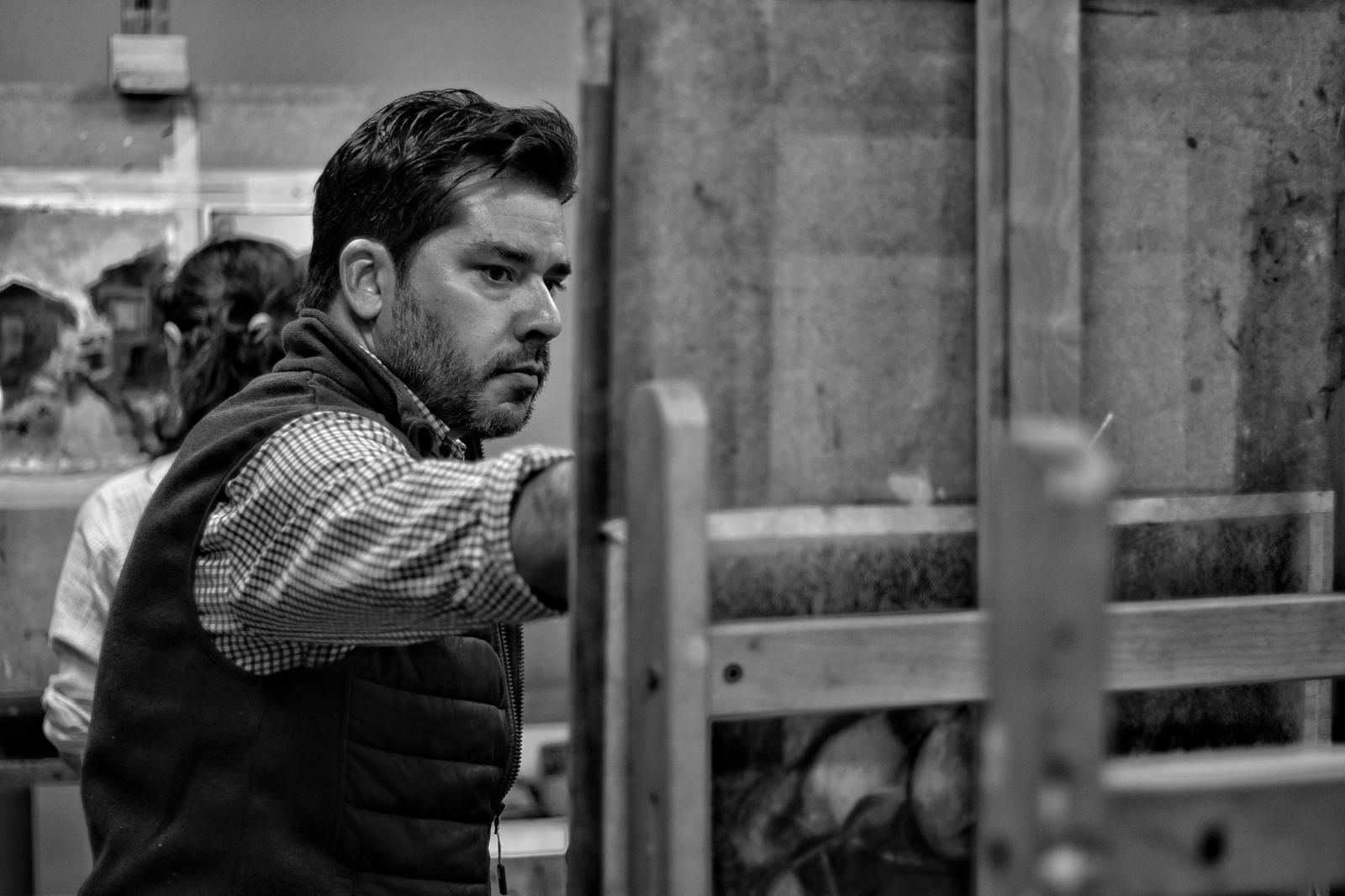 El pintor Paco Carrillo de Jaén.