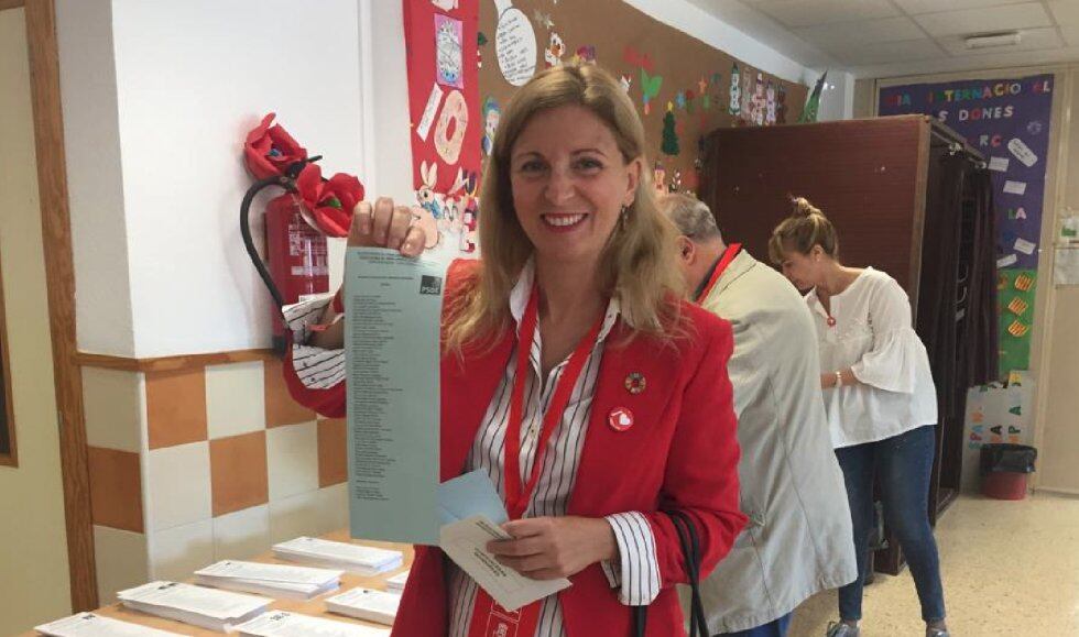 Amparo Marco, alcaldesa y candidata del PSPV por Castelló de la Plana