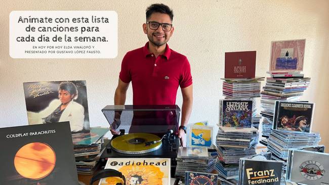 Gustavo López presenta cada día una canción en Hoy por Hoy Elda Vinalopó