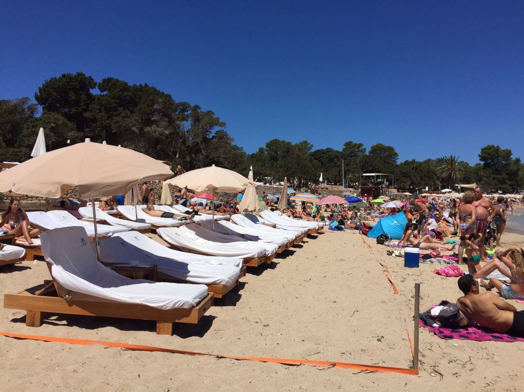 Imagen de archivo de la playa de Cala Bassa