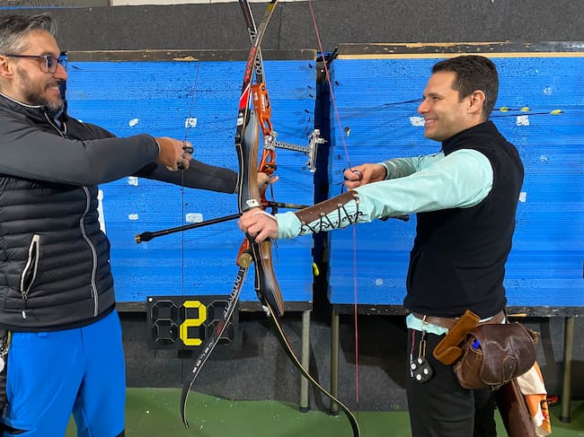Pablo Ocaña y Carlos García, arqueros de Cuenca.