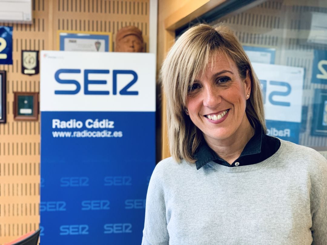 Mara Rodríguez, portavoz del PSOE en el Ayuntamiento de Cádiz, en los estudios de Radio Cádiz