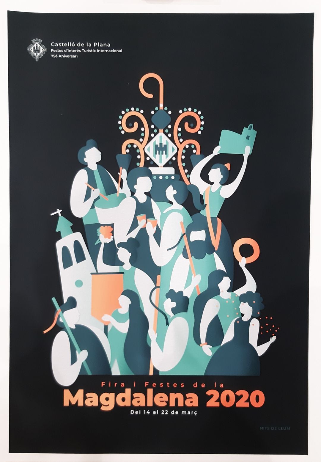 Cartel de las fiestas de la Magdalena 2020