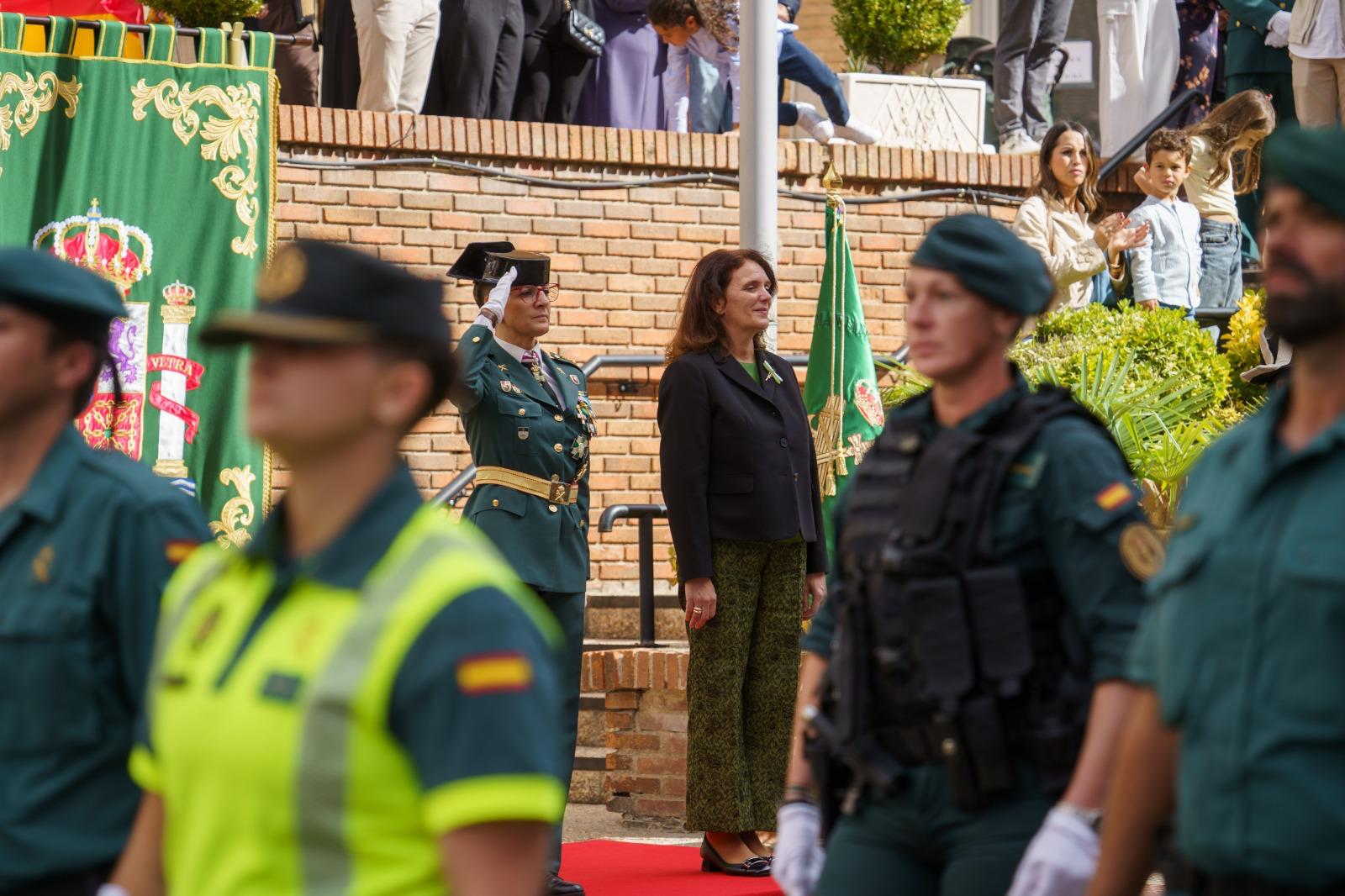 Cristina Moreno junto a la subdelegada del Gobierno, Susana Cabellos, en pasado 12 de octubre
