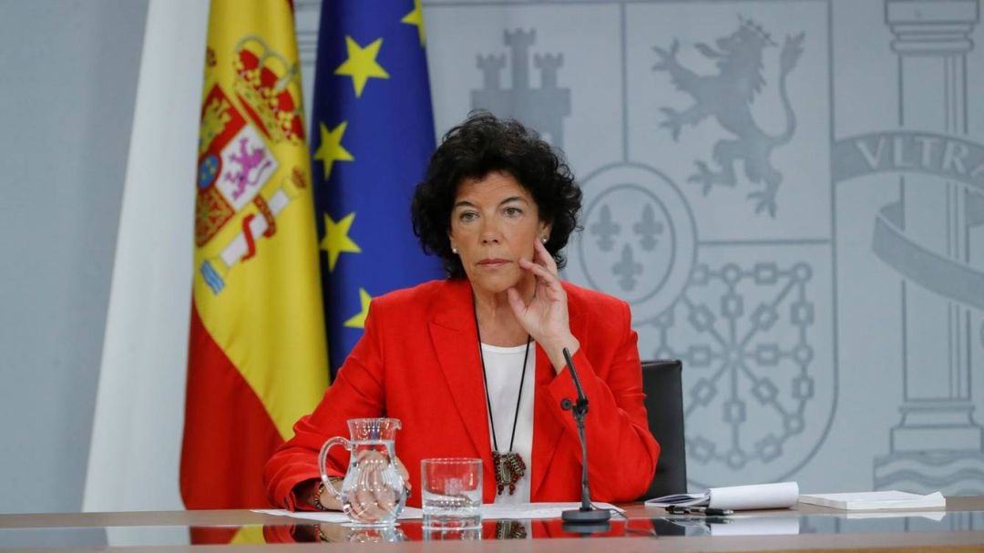 Imatge d'arxiu de la ministra Isabel Celaá