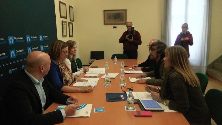 Reunión del Consejo de Diálogo Social de la Diputación de Palencia