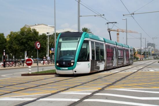 Imatge d&#039;un tramvia a Barcelona