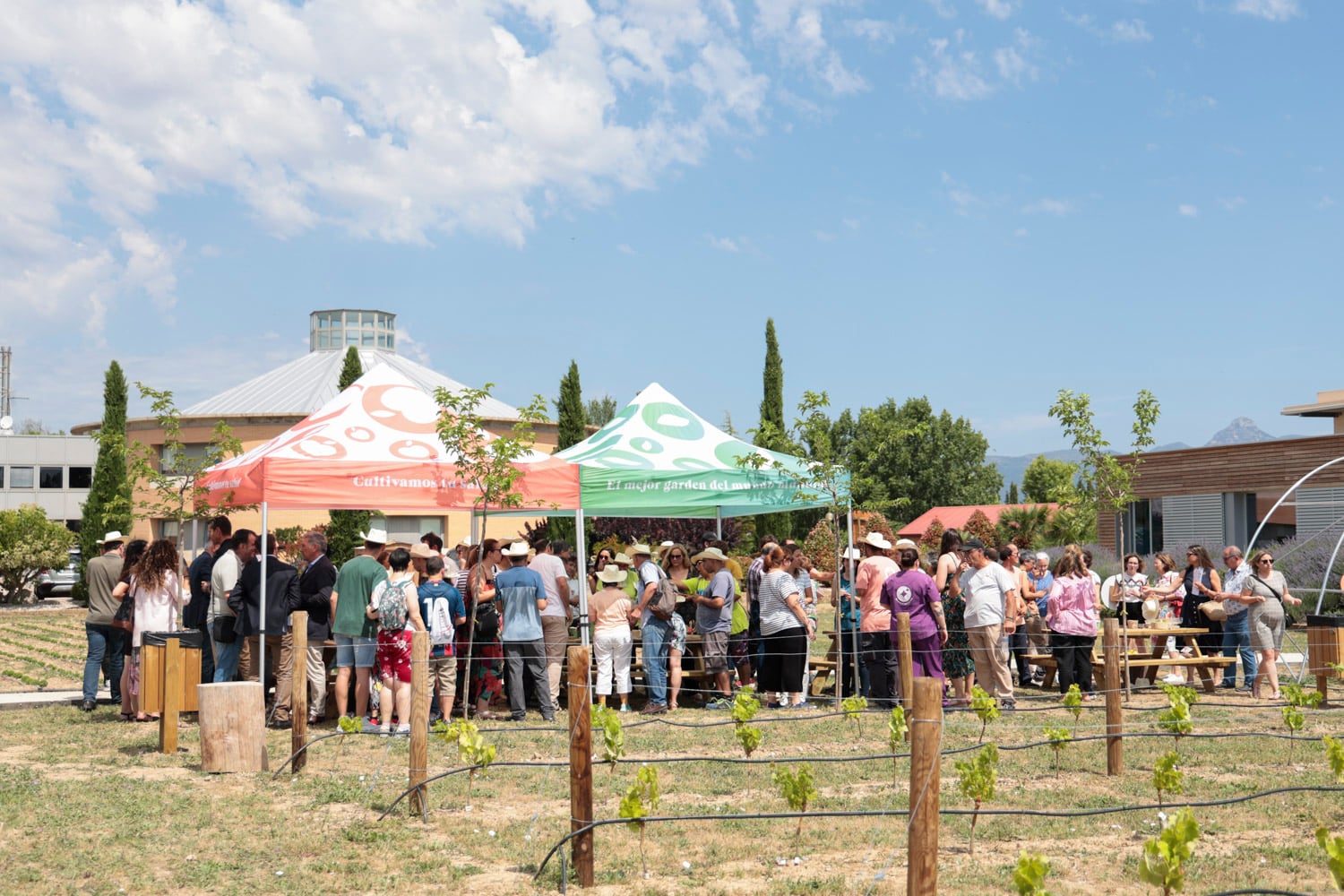 Momento de la inauguración del Centro de Interpretación de la Huerta en Valentia