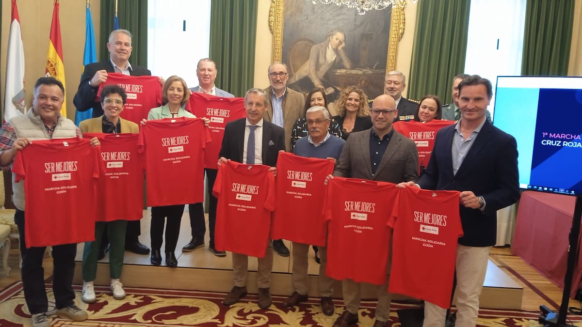 I Marcha Solidaria Cruz Roja Gijón. 'Los gijoneses volverán a demostrar su solidaridad'.