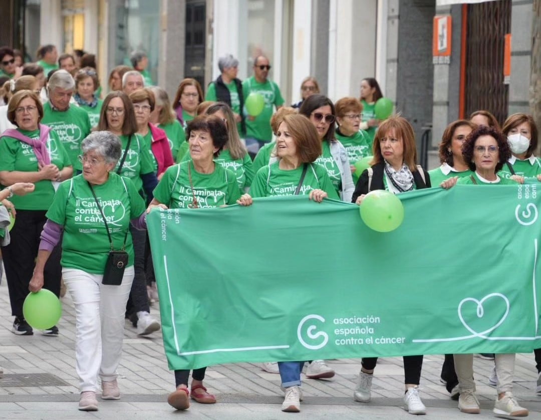 Inicio de la caminata contra el cáncer