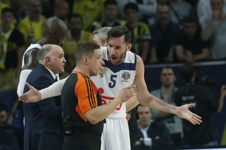 Rudy Fernández, durante el partido ante el Fenerbahce.