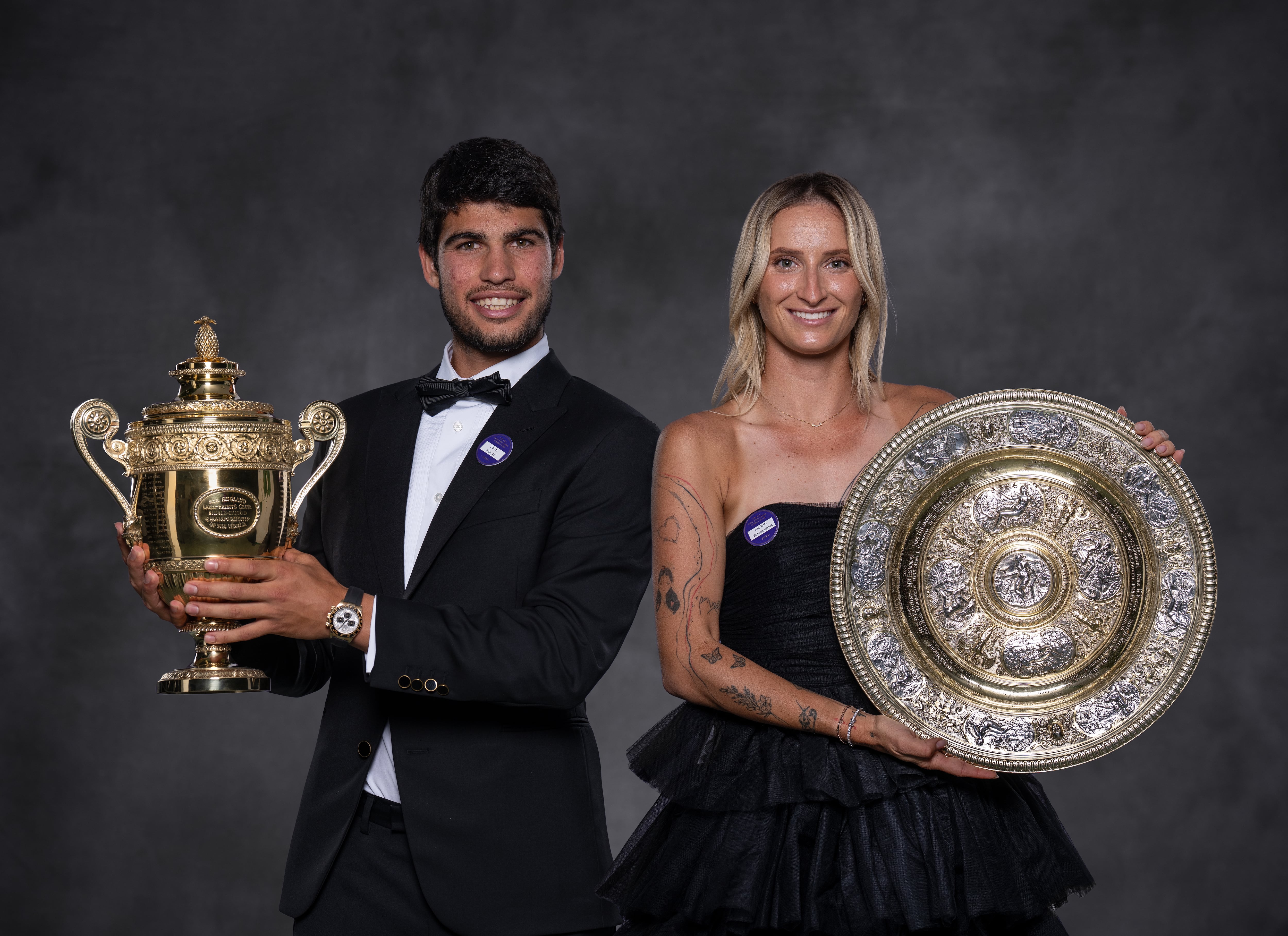 La cena de Carlos Alcaraz tras ganar Wimbledon, sin baile y con mensaje: &quot;Ahora me vuelvo a Murcia a ser un chico normal&quot;. EFE/EPA/AELTC/Thomas Lovelock