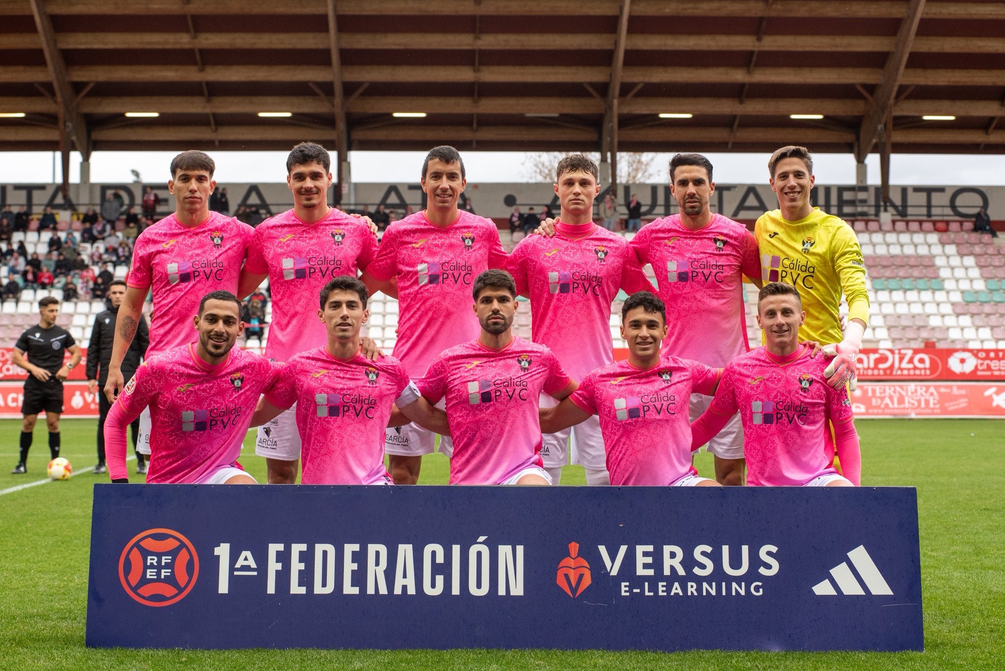Alineación del CF Talavera ante el Zamora CF en el Estadio Ruta de la Plata