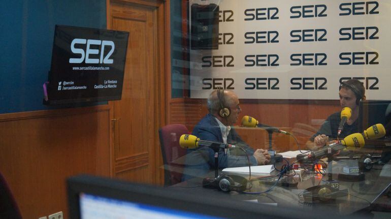 El viceconsejero de Medio Ambiente, Agapito Portillo durante la entrevista en La Ventana de CLM