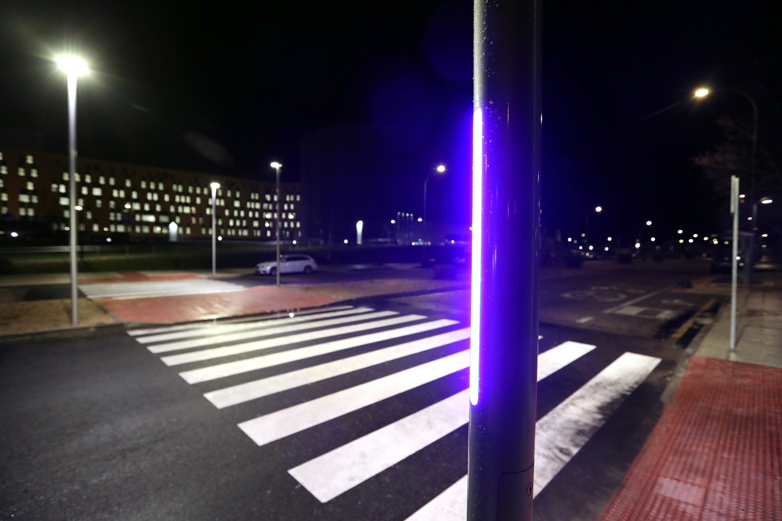 El primer paso de cebra inteligente de la ciudad de Toledo