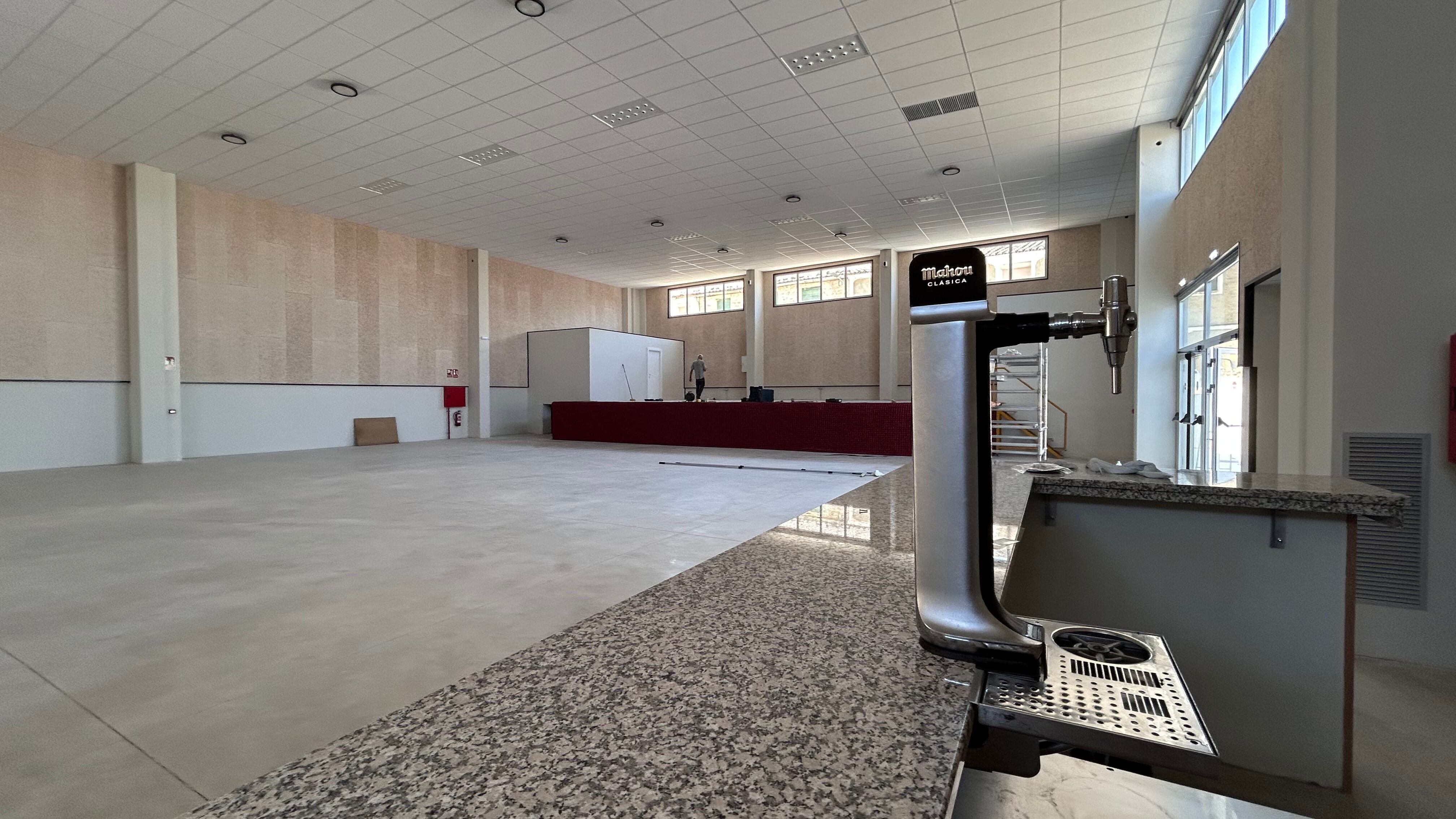 Pabellón desde la barra